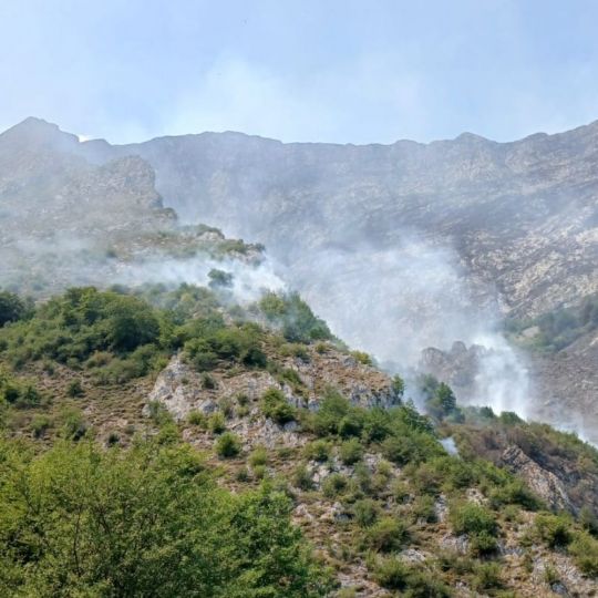 Incendio de Ribota de Sajambre | ATBrif​​​​​​​