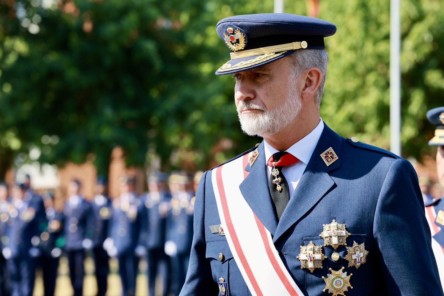 Acto de entrega de los Reales Despachos de Sargento a la XXXIV promoción de la Academia Básica del Aire y del Espacio, que está presidido por el rey Felipe VI | Carlos S. Campillo / ICAL Acto de entrega de los Reales Despachos de Sargento a la XXXIV promoción de la Academia Básica del Aire y del Espacio, que está presidido por el rey Felipe VI | Carlos S. Campillo / ICAL