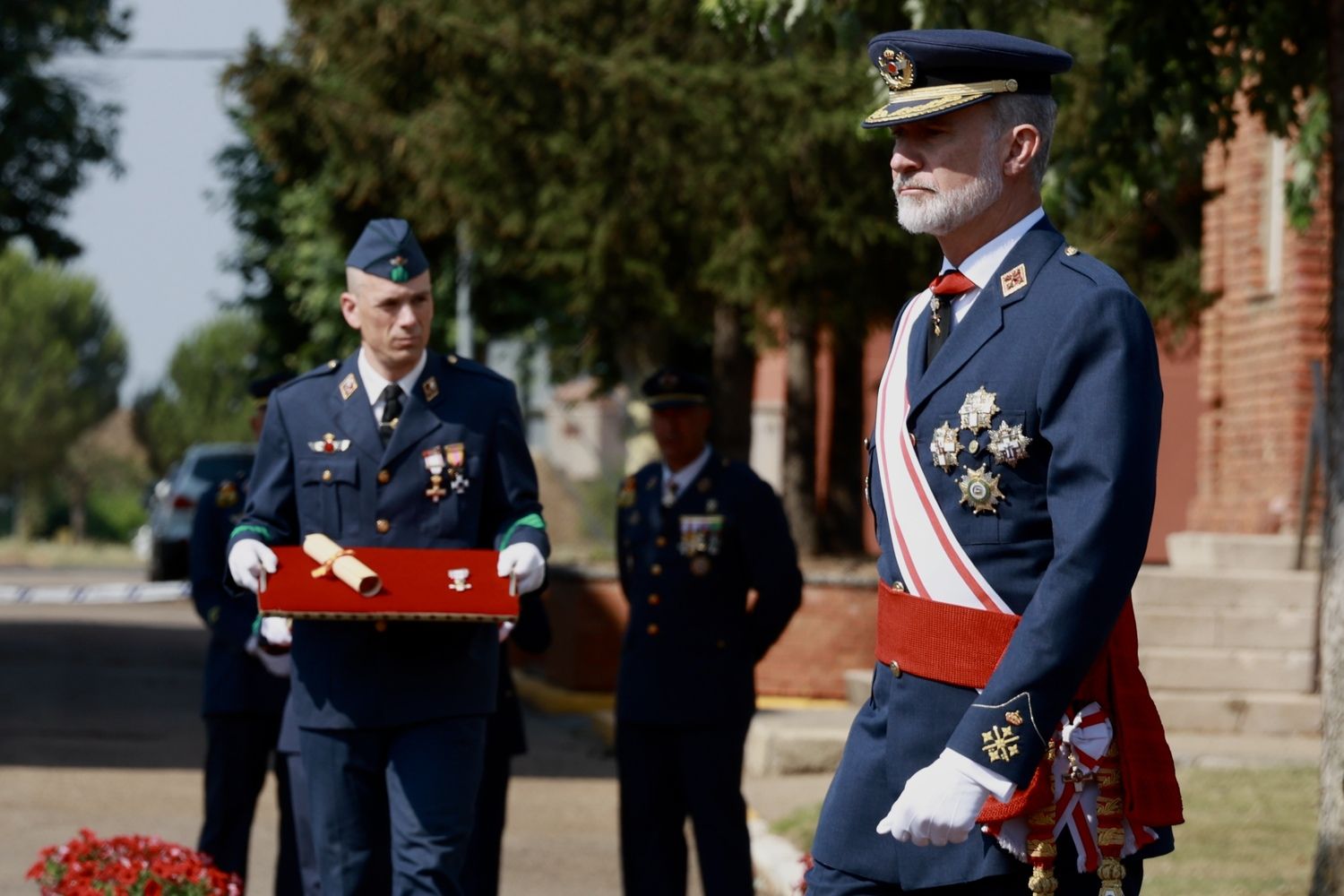 Acto de entrega de los Reales Despachos de Sargento a la XXXIV promoción de la Academia Básica del Aire y del Espacio, que está presidido por el rey Felipe VI | Carlos S. Campillo / ICAL Acto de entrega de los Reales Despachos de Sargento a la XXXIV promoción de la Academia Básica del Aire y del Espacio, que está presidido por el rey Felipe VI | Carlos S. Campillo / ICAL