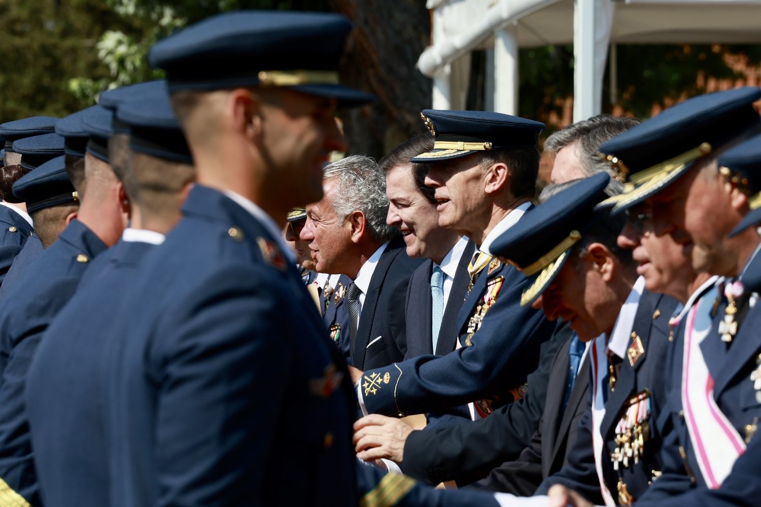 Acto de entrega de los Reales Despachos de Sargento a la XXXIV promoción de la Academia Básica del Aire y del Espacio, que está presidido por el rey Felipe VI | Carlos S. Campillo / ICAL Acto de entrega de los Reales Despachos de Sargento a la XXXIV promoción de la Academia Básica del Aire y del Espacio, que está presidido por el rey Felipe VI | Carlos S. Campillo / ICAL