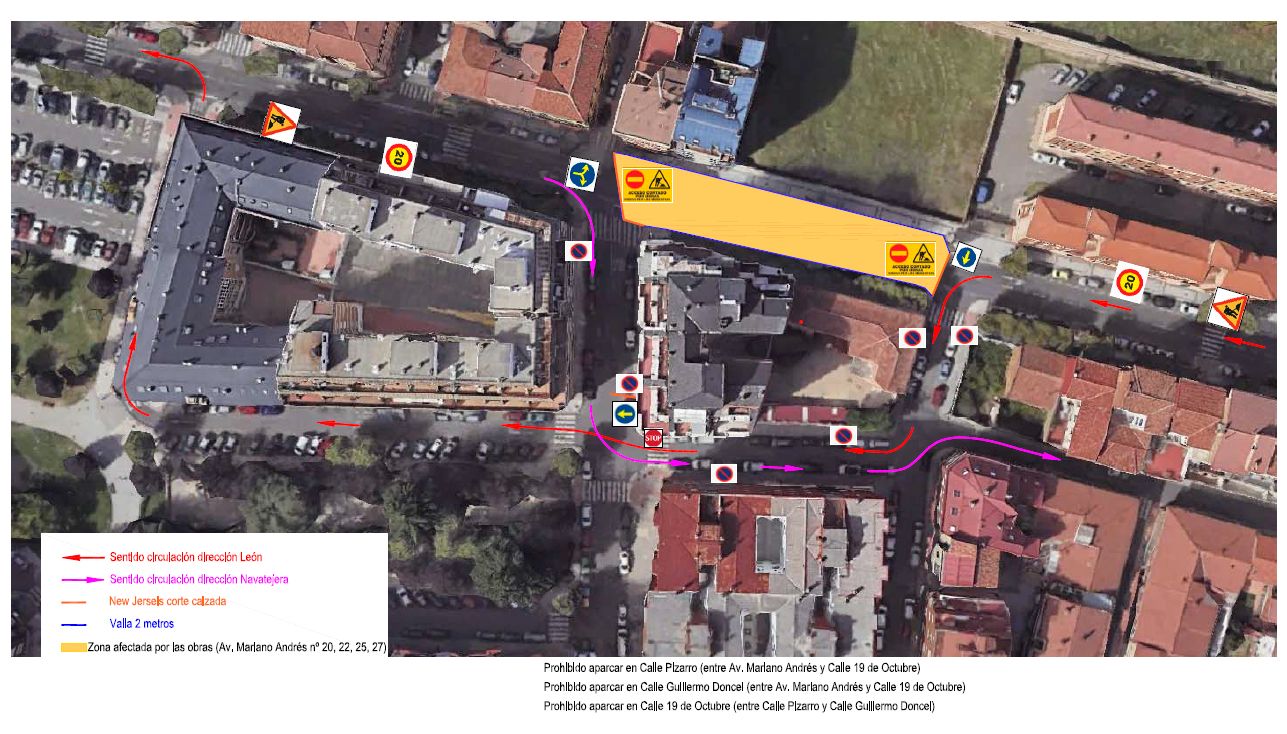 Saleal inicia las obras del colector en Mariano Andrés para poner fin a los hundimientos en la calzada