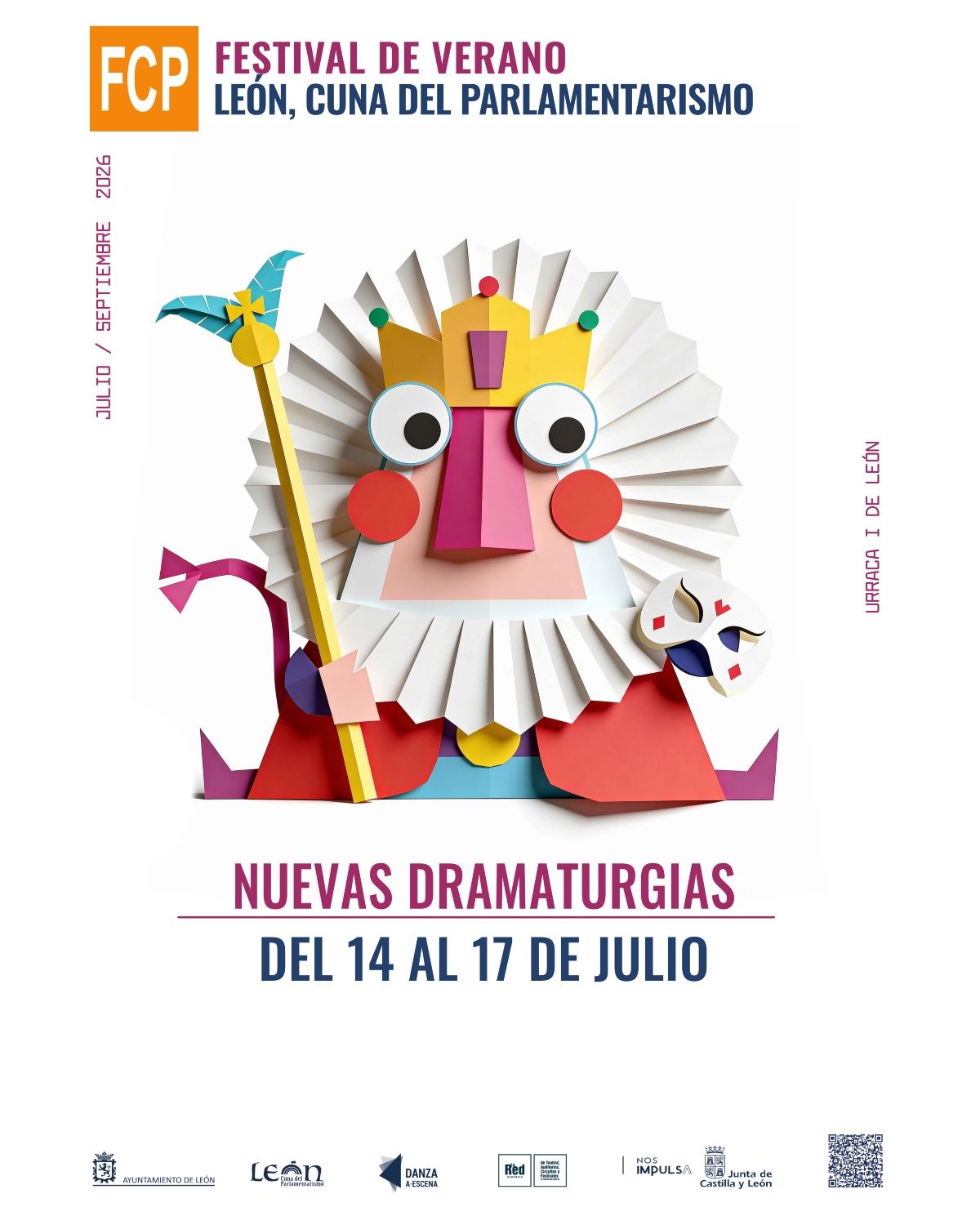 Cartel de las 'Nuevas Dramaturgias' organizado por el Ayuntamiento de León 