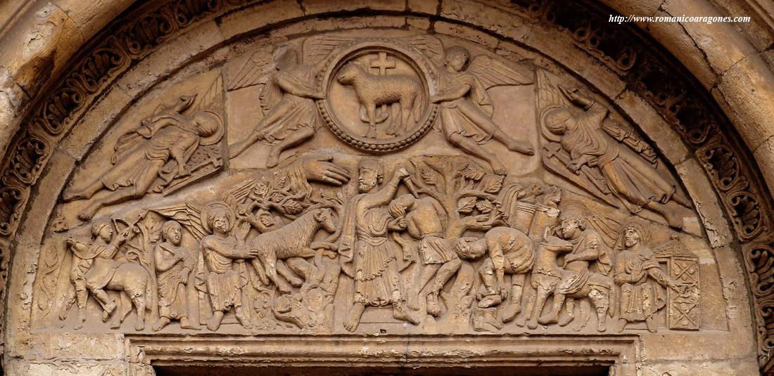 Puerta del Cordero de la Real Colegiada Basílica de San Isidoro en León | Románico Aragonés