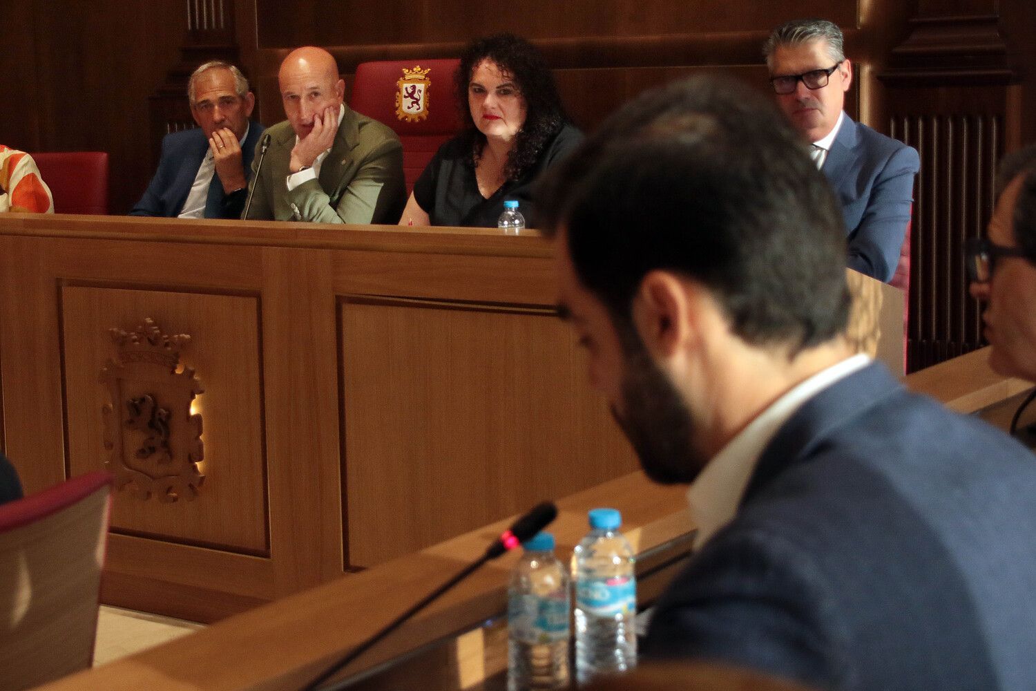 El Ayuntamiento de León celebra el pleno ordinario del mes de julio, en el que se aprobó el Presupuesto General para el presente ejercicio | Peio García / ICAL . 