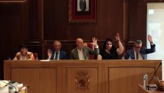 El Ayuntamiento de León celebra el pleno ordinario del mes de julio, en el que se aprobó el Presupuesto General para el presente ejercicio | Peio García / ICAL . El Ayuntamiento de León celebra el pleno ordinario del mes de julio, en el que se aprobó el Presupuesto General para el presente ejercicio | Peio García / ICAL .