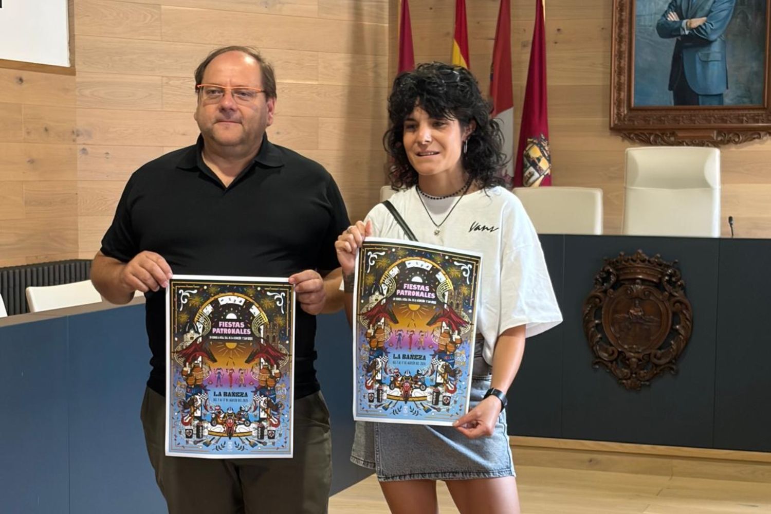 presentación cartel fiestas la bañeza