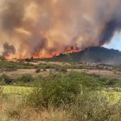 Dos horas bastan para elevar al nivel 1 el incendio de Cifuentes de Rueda | ATBRIF