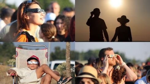 Casi dos minutos de oscuridad: Así vivió León el eclipse total de Sol | Peio García / ICAL