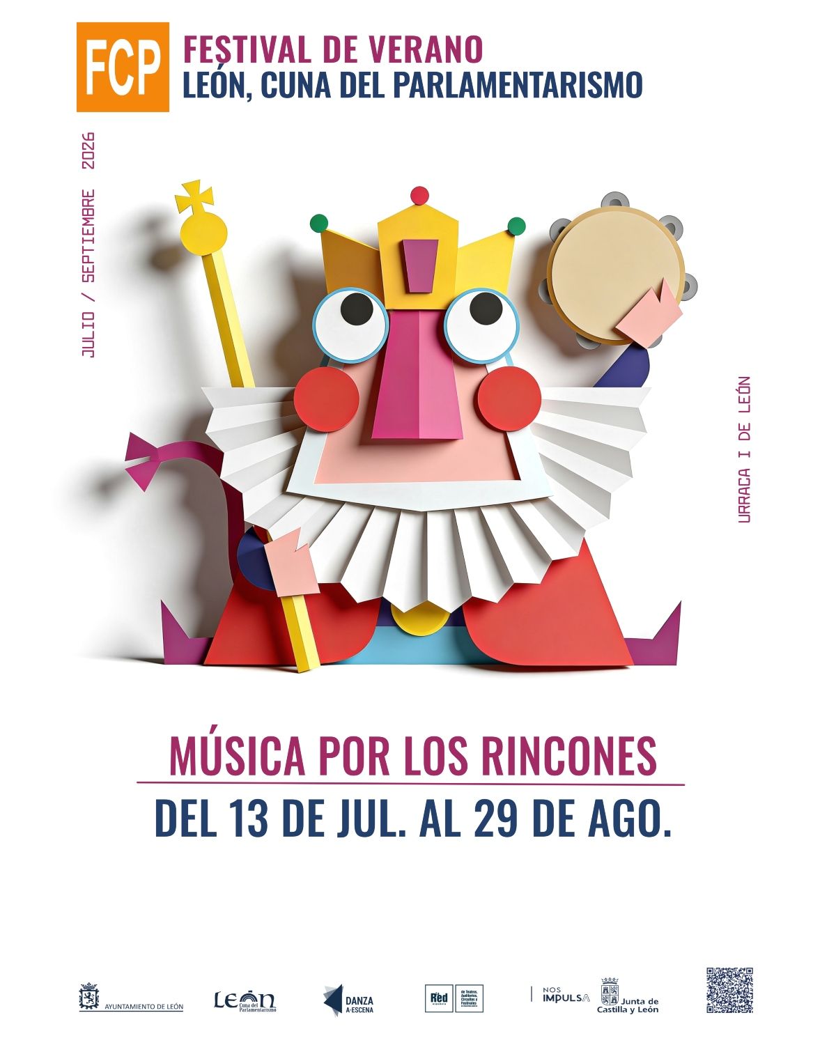 Cartel del ciclo 'Música por los rincones'