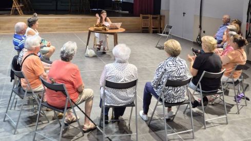 Filandón con personas mayores de San Román