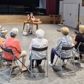 Filandón con personas mayores de San Román