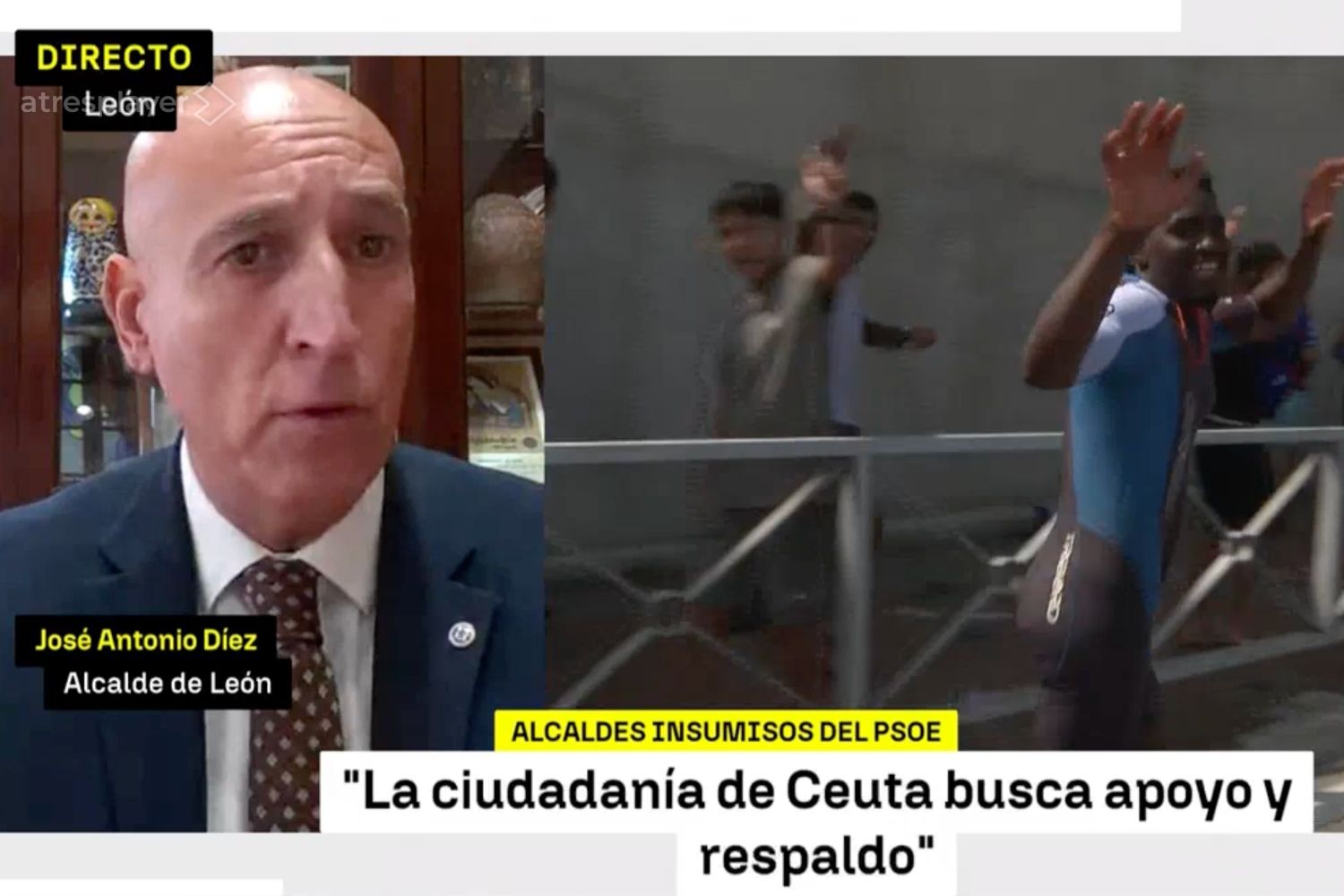José Antonio Diez, alcalde de León, en A3 Noticias de la mañana José Antonio Diez, alcalde de León, en A3 Noticias de la mañana
