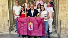 León presume de sus campeonas de Europa y del Mundo: La Diputación homenajea a Andrea Corral y Andrea Fernández