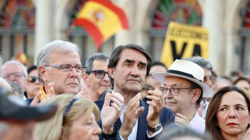 Concentración en apoyo a Ceuta en la plaza de San Marcelo de León | Carlos S. Campillo / ICAL