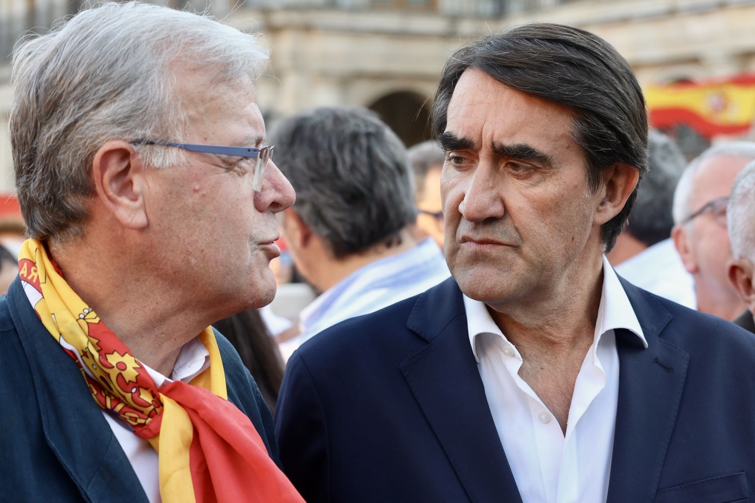 Concentración en apoyo a Ceuta en la plaza de San Marcelo de León | Carlos S. Campillo / ICAL