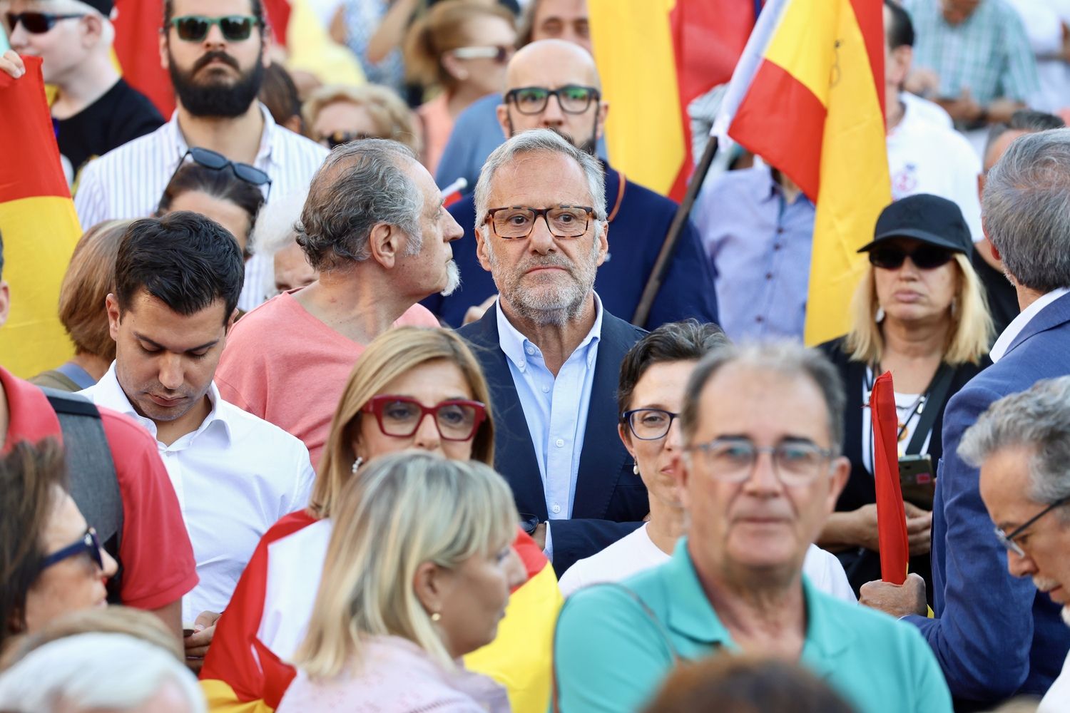 Concentración en apoyo a Ceuta en la plaza de San Marcelo de León | Carlos S. Campillo / ICAL
