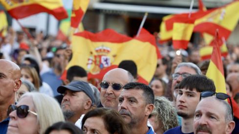 Concentración en apoyo a Ceuta en la plaza de San Marcelo de León | Carlos S. Campillo / ICAL