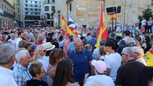 Concentración en apoyo a Ceuta en la plaza de San Marcelo de León | José Martín