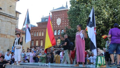 Concentración en apoyo a Ceuta en la plaza de San Marcelo de León | José Martín