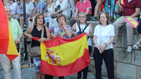 Concentración en apoyo a Ceuta en la plaza de San Marcelo de León | José Martín