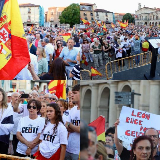 León ruge por Ceuta: miles de Leoneses abarrotan la plaza de San Marcelo en apoyo al pueblo ceutí León ruge por Ceuta: miles de Leoneses abarrotan la plaza de San Marcelo en apoyo al pueblo ceutí
