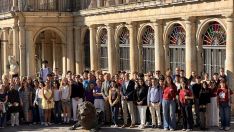 Recepción de los estudiantes internacionales de la ULE en el Ayuntamiento de León | Peio García / ICAL
