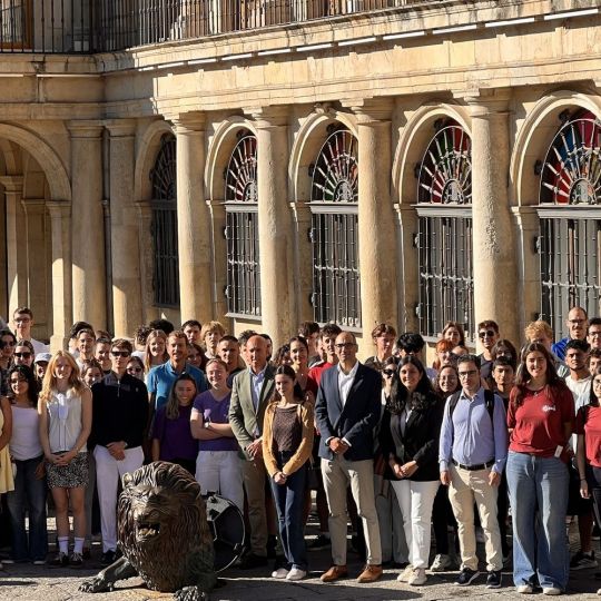 Recepción de los estudiantes internacionales de la ULE en el Ayuntamiento de León | Peio García / ICAL Recepción de los estudiantes internacionales de la ULE en el Ayuntamiento de León | Peio García / ICAL