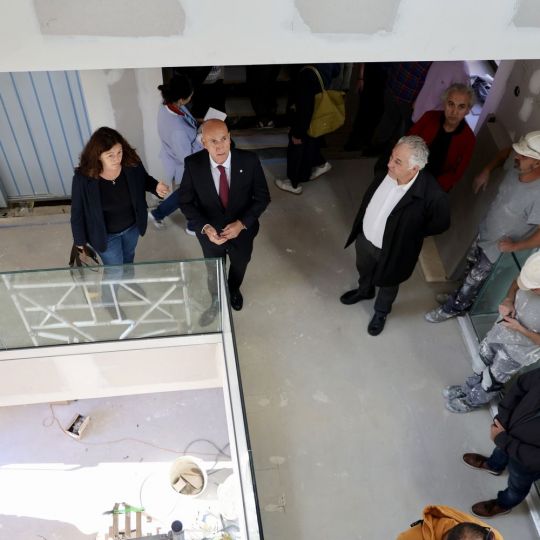 El alcalde de León, José Antonio Diez, visita las obras del Molino Sidrón | Carlos S. Campillo / ICAL 