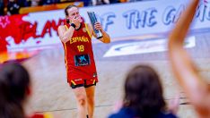 La leonesa Alicia Flórez deslumbra para llevar a España a la semifinal del Mundial de baloncesto | FEB La leonesa Alicia Flórez deslumbra para llevar a España a la semifinal del Mundial de baloncesto | FEB