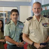 El rey Felipe VI visita la CiberComandancia de la Guardia Civil en las instalaciones del INCIBE en León | Carlos S. Campillo / ICAL 