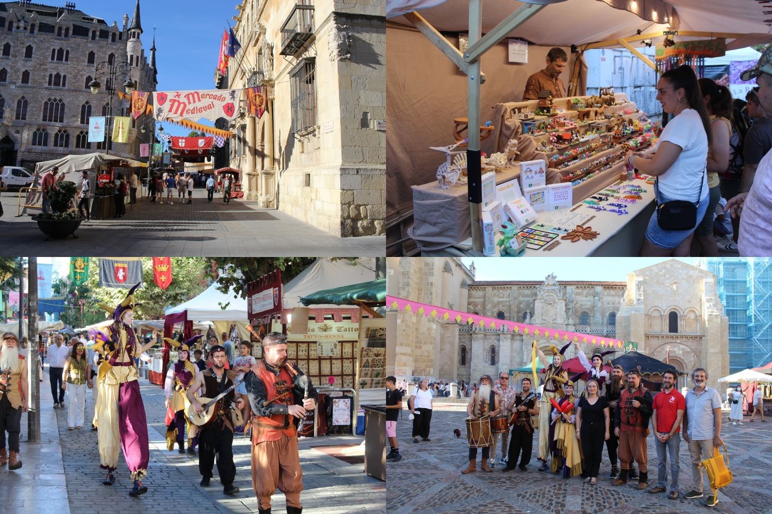 El Mercado de las Tres Culturas viste León del medievo: Cinco días de artesanía, gastronomía y espectáculos