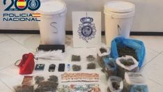 Intervienen más de 2,3 kilos de marihuana y 1.570 euros tras detener a un hombre en San Andrés del Rabanedo