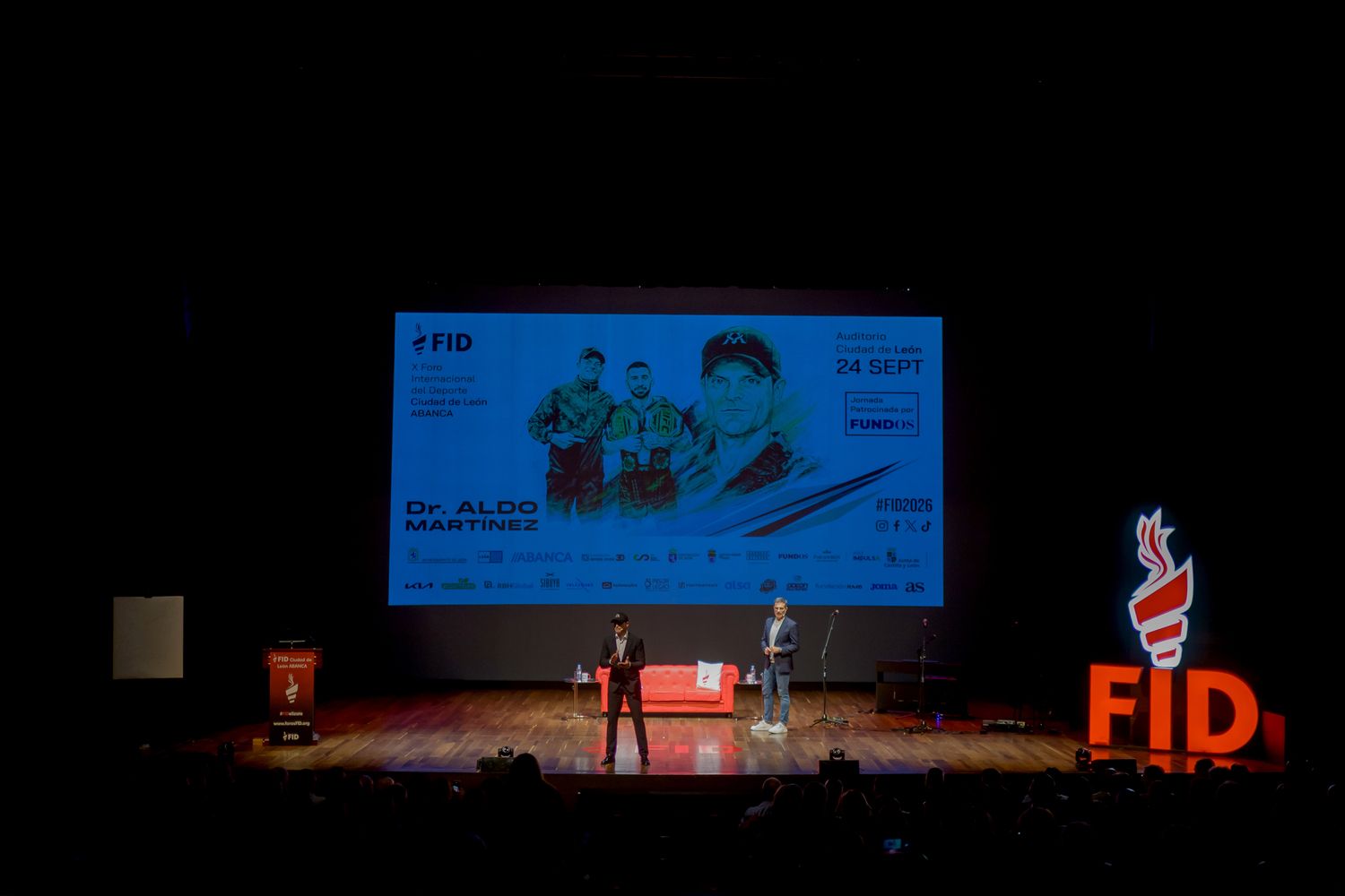 Aldo Martínez en el FID Ciudad de León
