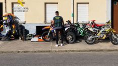 Recuperan cuatro motocicletas, un kart y herramientas tras un robo en Zuares del Páramo (León)
