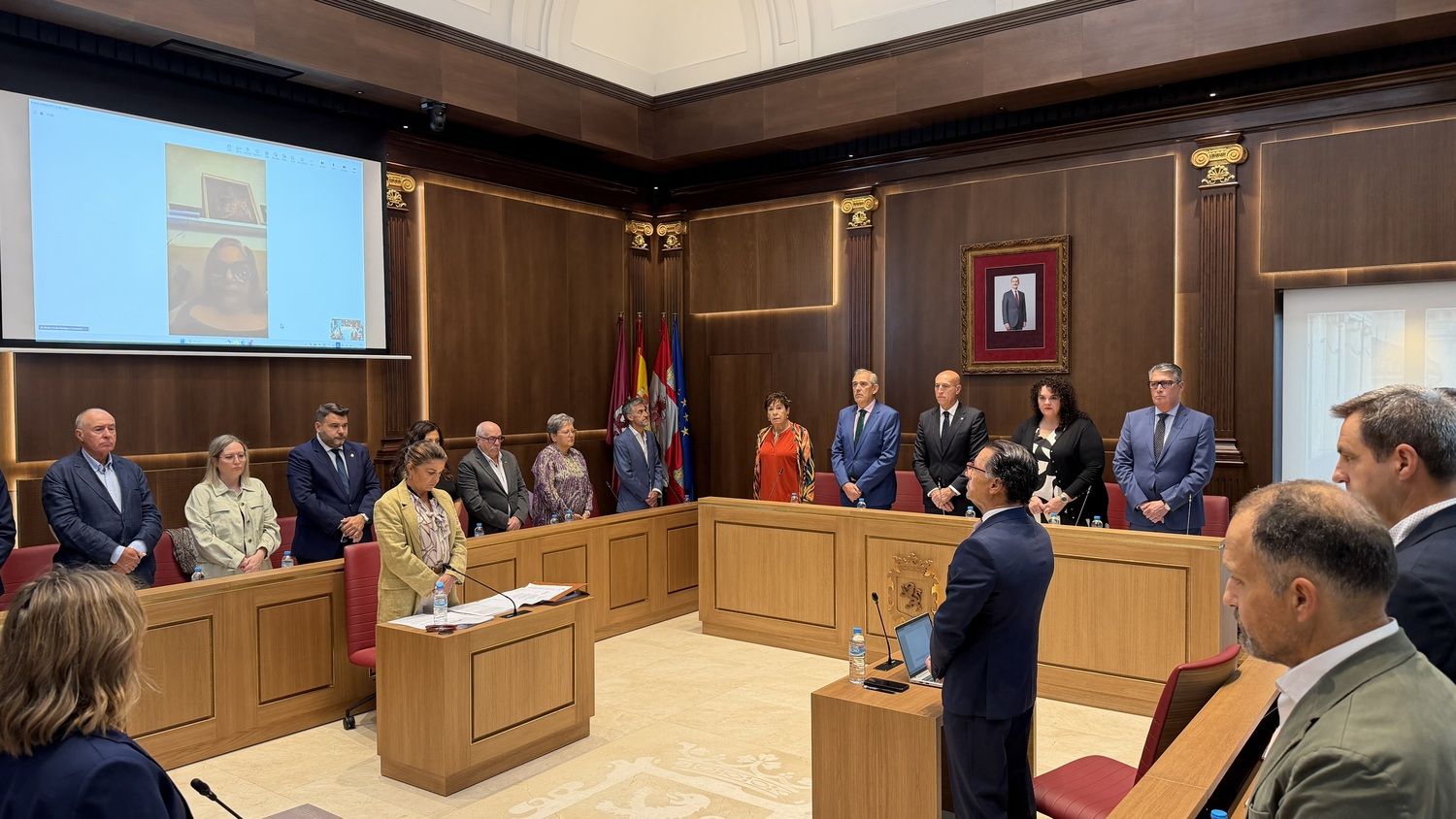 Pleno celebrado este viernes en el Ayuntamiento de León