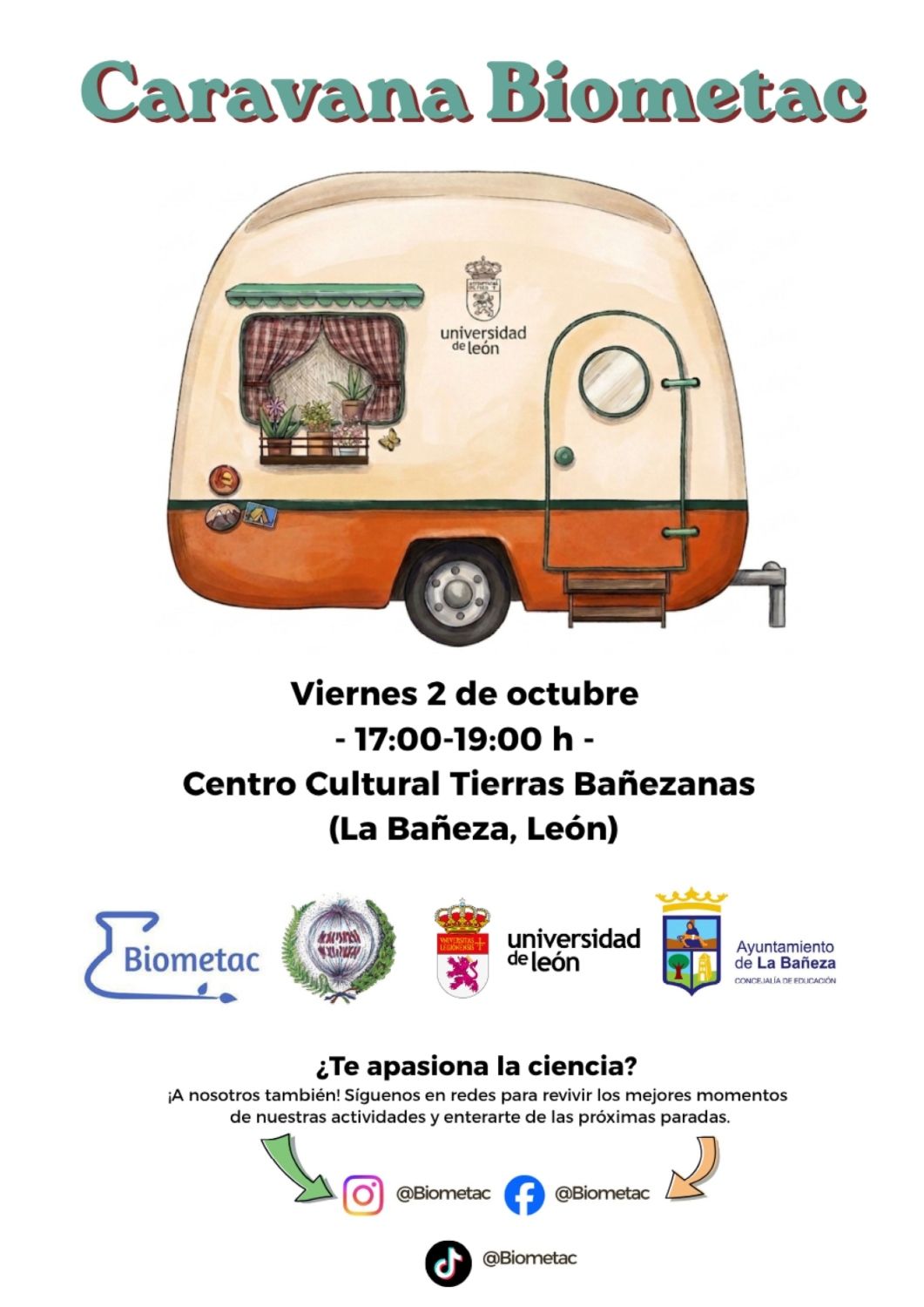 Cartel de la Caravana BIOMETAC