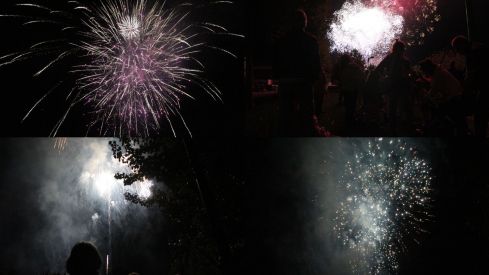 Así brilló León con los fuegos artificiales en la noche previa a San Froilán
