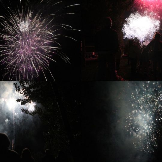 Así brilló León con los fuegos artificiales en la noche previa a San Froilán