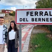 UxSA presenta a los vecinos David Rodríguez y Carla Morán como candidatos a la Junta Vecinal de Ferral del Bernesga