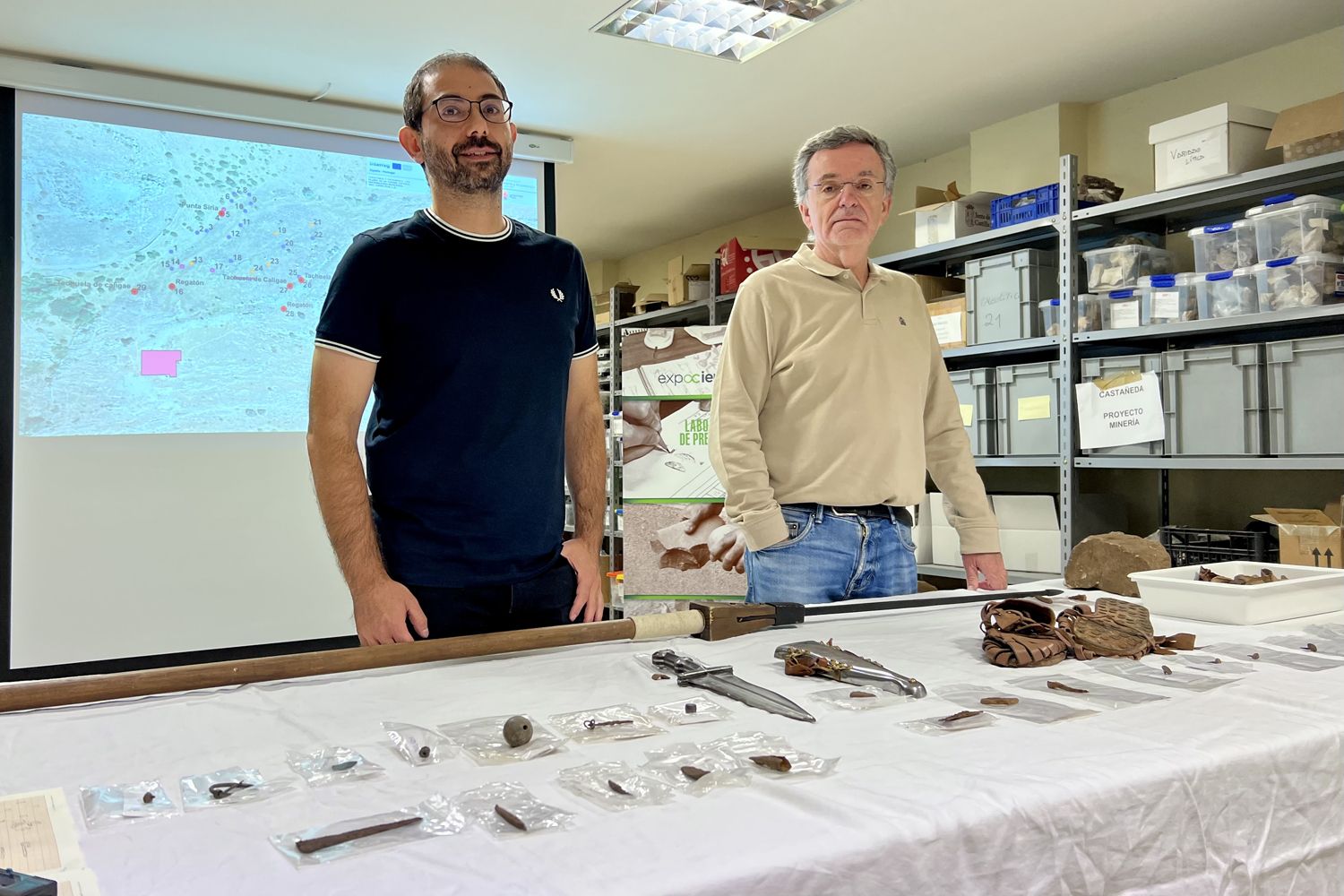 Peio García / ICAL. El grupo de investigación Historia y Arqueológica de la Universidad de León presentan los resultados de la última campaña arqueológica desarrollada este verano en la en La Peña del Castro en la Ercina Peio García / ICAL. El grupo de investigación Historia y Arqueológica de la Universidad de León presentan los resultados de la última campaña arqueológica desarrollada este verano en la en La Peña del Castro en la Ercina