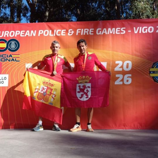 Dos agentes de la Policía Nacional de León suman nueve medallas en los Juegos Europeos de Policías y Bomberos Dos agentes de la Policía Nacional de León suman nueve medallas en los Juegos Europeos de Policías y Bomberos