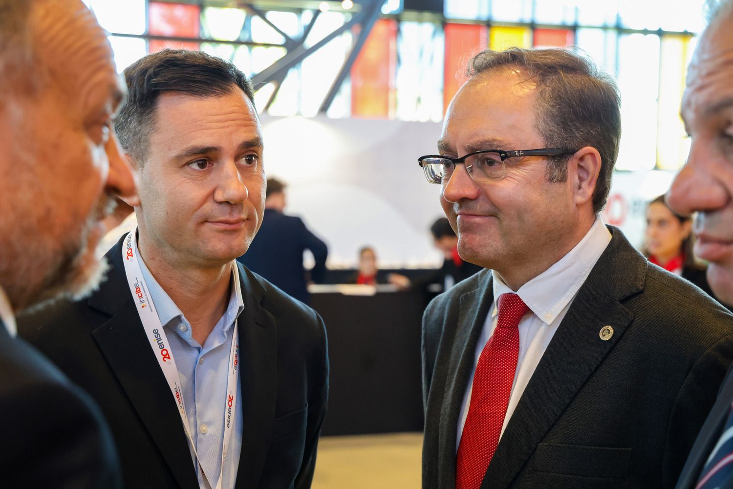 Javier Alfonso Cendón, secretario provincial del PSOE de León, junto a Félix Barrio, director general del INCIBE | Carlos S. Campillo / ICAL Javier Alfonso Cendón, secretario provincial del PSOE de León, junto a Félix Barrio, director general del INCIBE | Carlos S. Campillo / ICAL