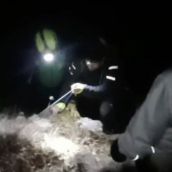 Rescatan de madrugada a tres montañeros bloqueados en una zona escarpada de Oseja de Sajambre