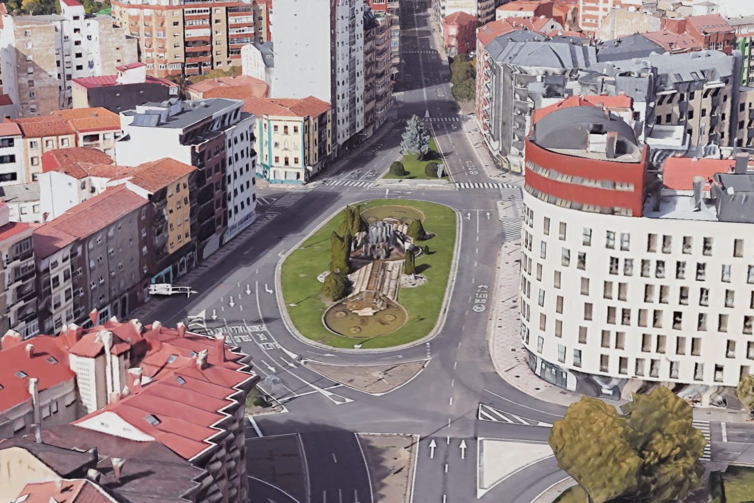 Vista aérea del Rollo de Santa Ana | Google Earth