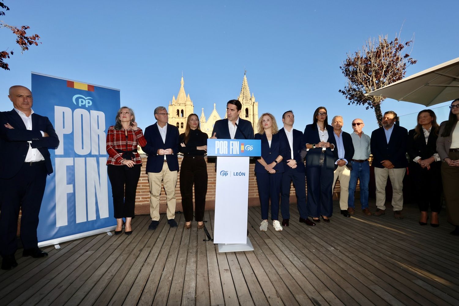 Presentación de las candidaturas al Congreso y el Senado por León del PP, con la presencia de todos los miembros de ambas listas así como de la dirección provincial | Carlos S. Campillo / ICAL