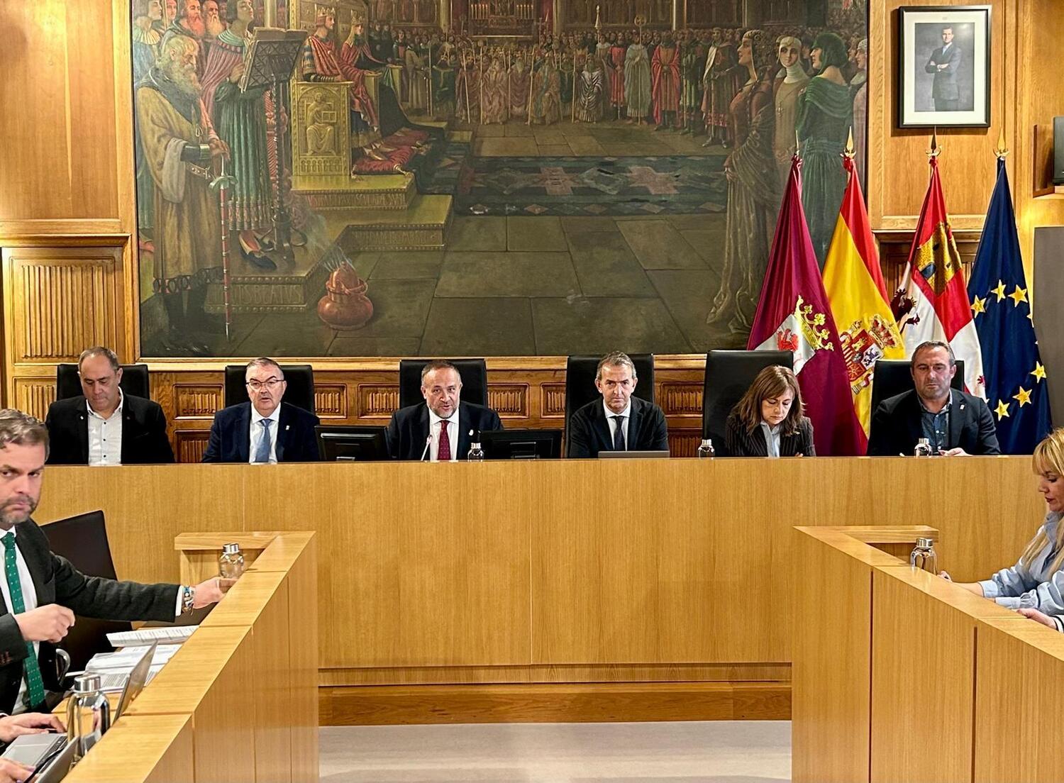Pleno de la Diputación de León celebrado este miércoles