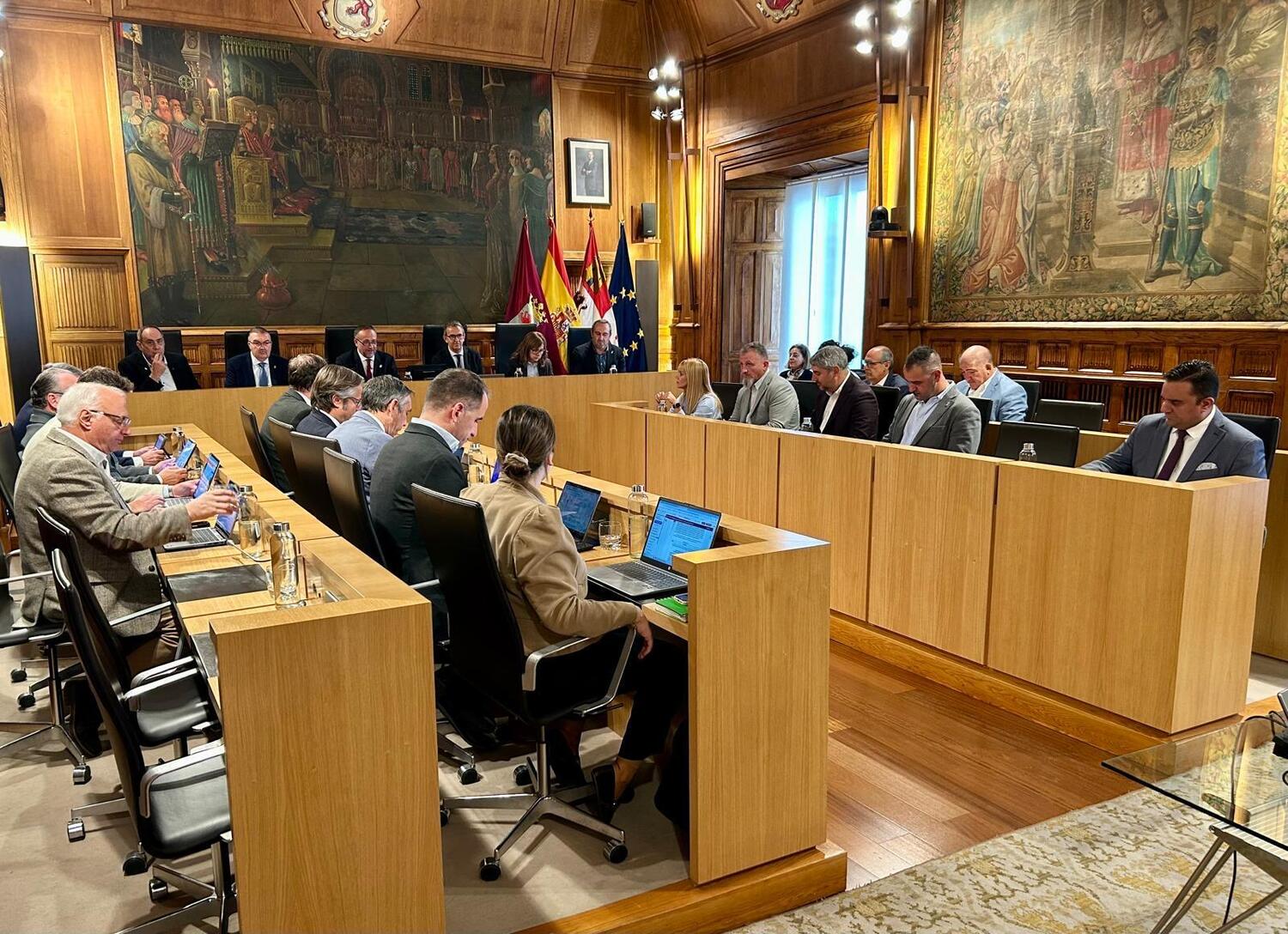 Pleno de la Diputación de León celebrado este miércoles