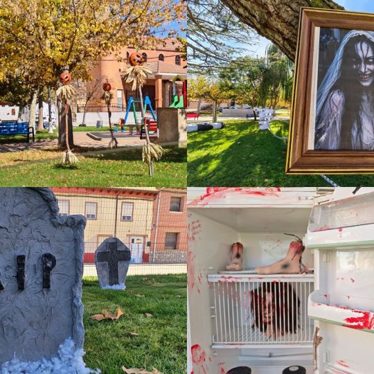 Zotes del Páramo se convierte en un pueblo de pesadilla con ‘los niños del maíz’ y jardines que parecen cementerios Zotes del Páramo se convierte en un pueblo de pesadilla con ‘los niños del maíz’ y jardines que parecen cementerios