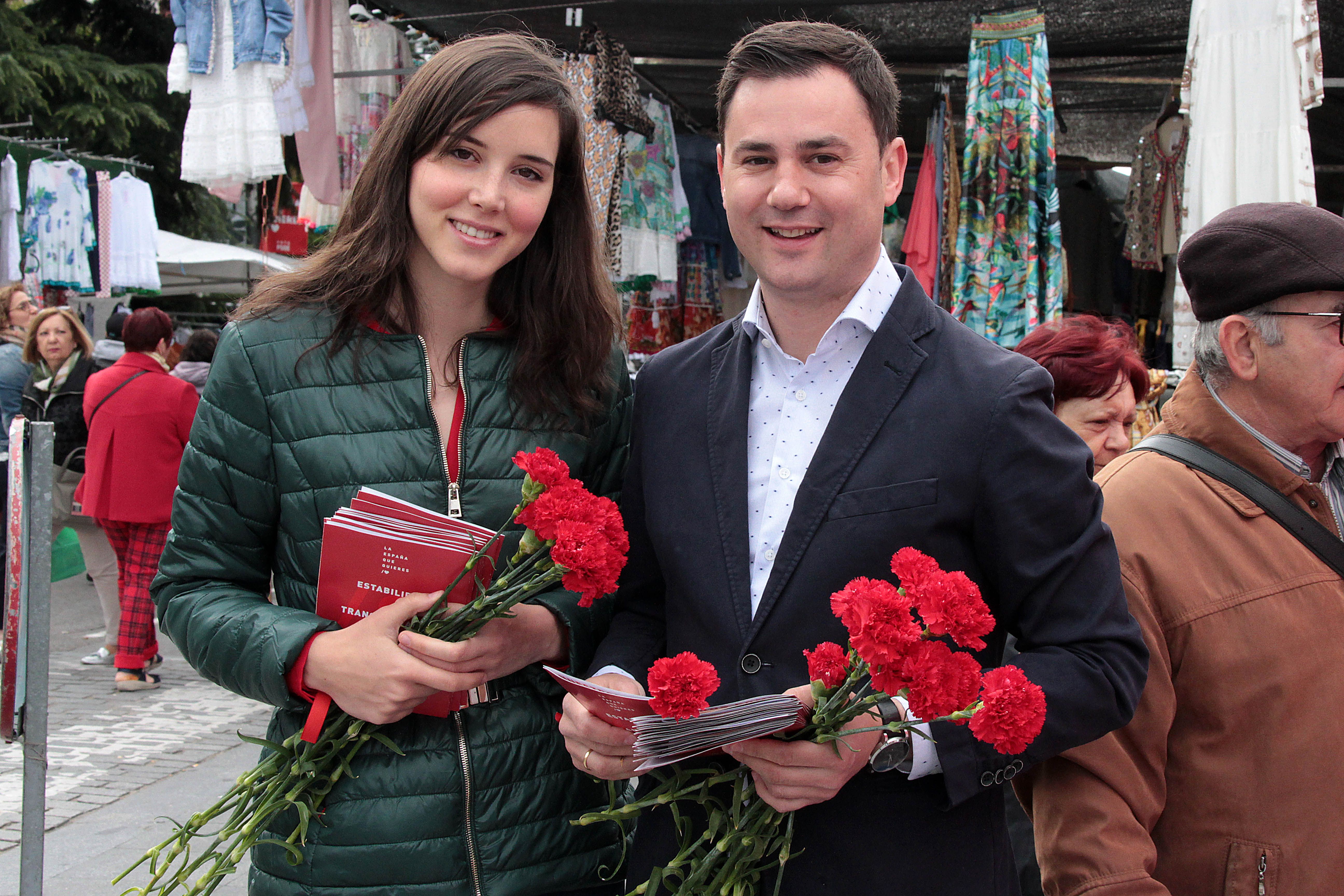 Andrea Fernández junto a Javier Alfonso Cendón